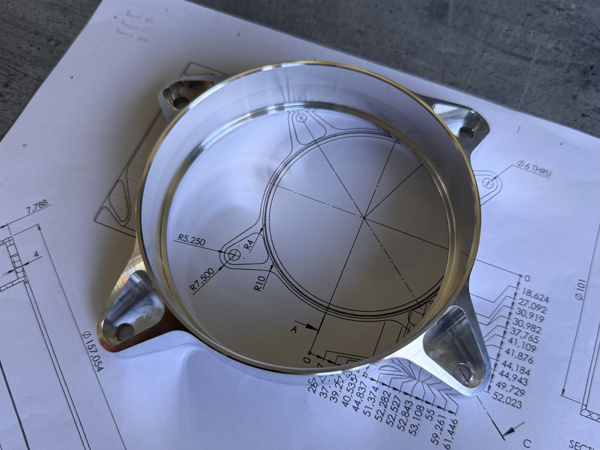 Pièce mécanique précision robotique